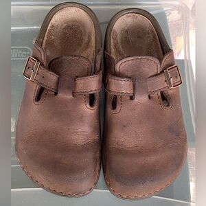 Tatami By Birkenstock Oklahoma Clog Size 6 Brown Leather Discontinued Slide
